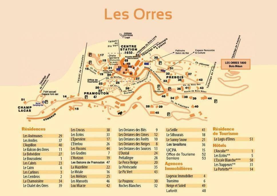 Residence Les Ecrins Les Orres Exterior foto
